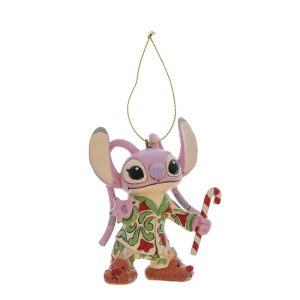 Jim Shore Disney Traditions Angel in Christmas PJs Hanging Ornament