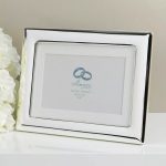 AMORE SILVER PLATED WIDE EDGE FRAME - 6" X 4"