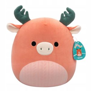 Squishmallows 12" Romelu The Dark Peach Moose Plush