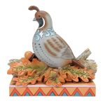 Jim Shore Heartwood Creek Shades of Fall (Quail on Leaves)