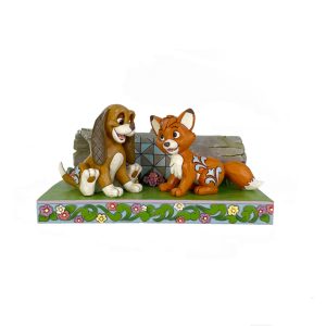 Jim Shore Disney Traditions An Unlikely Friendship - Fox and Hound