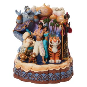 Jim Shore Disney Traditions Aladdin Carved By Heart Figurine