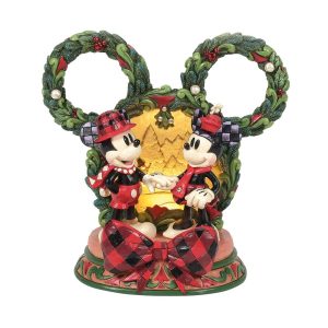 Jim Shore Disney Traditions Magical Winter Moments (Mickey & Minnie Diorama First Edition