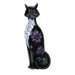 Jim Shore Heartwood Creek Vintage Cat with LED Glow Eyes