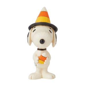 Jim Shore Snoopy with Candy Corn Hat Mini Figurine