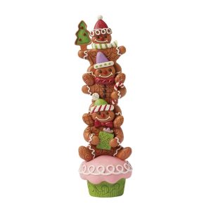 Jim Shore Heartwood Creek Ginger Stack (Gingerbread Stacked)
