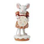 Jim Shore Heartwood Creek Sugar & Spice Make Christmas Nice (Gingerbread Mouse With Cookie)