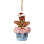 Jim Shore Heartwood Creek Gingerbread Cupcake Hanging Ornament