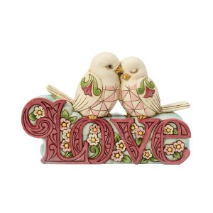 Jim Shore Heartwood Creek Tweethearts (Love Birds Figurine)