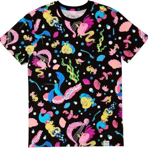 Loungefly Disney The Little Mermaid 35TH Anniversary Life is The Bubbles TEE Shirt Medium