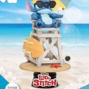 Beast Kingdom Disney D-Stage PVC Diorama Stitch Summer Vibe 16 cm