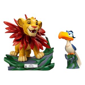 Beast Kingdom Disney Master Craft Statues 2-Pack The Lion King Little Simba and Zazu 31 cm