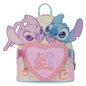 Loungefly Stitch and Angel Be Mine Mini Backpack