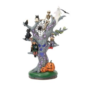 Jim Shore Scary LED Tree Figurine by Heartwood Creek