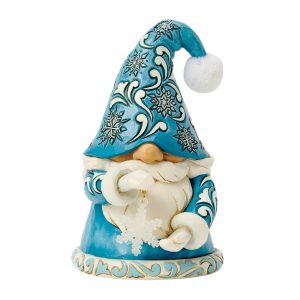 Jim Shore Gnome with Snowflake Figurine By Heartwood Creek
