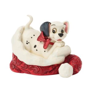 Jim Shore 101 Dalmation Santa Hat by Disney Traditions