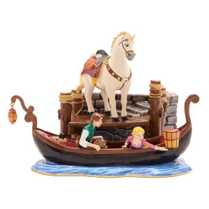 Disney Icon Maximus Scene Trinket Box - Rapunzel And Flynn