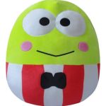 Squishmallows Plush Figure Sanrio Core Keroppi Red Striped Suit 25 cm