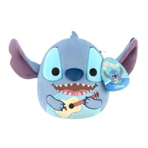 Squishmallows - 8in Disney Stitch Playing Guitar