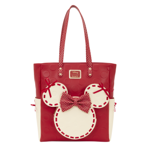 Loungefly Minnie Mouse Rocks the Dots Coquette Tote Bag