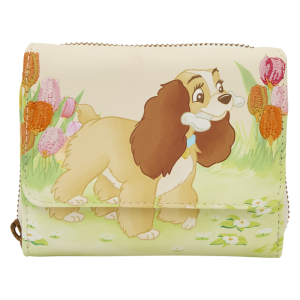 Loungefly Lady and the Tramp Pastel Tulip Trifold Wallet