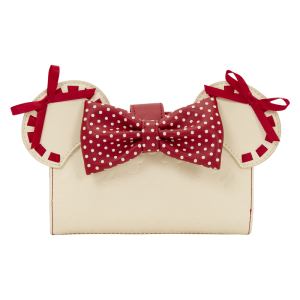 Loungefly Minnie Mouse Rocks the Dots Coquette Flap Wallet