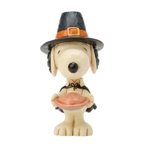 Snoopy with Pumpkin Pie Figurine - Peanuts by Jim Shore