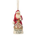 Jim Shore Song Santa Hanging Ornament by Heartwood Creek
