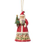 Jim Shore Santa with Gifts Hanging Ornament by Heartwood Creek
