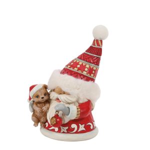 Jim Shore Gnome Hugging a Cute Puppy Figurine by Heartwood Creek