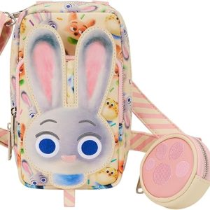 Loungefly Disney Zootopia 2 Cell Phone Crossbody Bag with Coin Bag