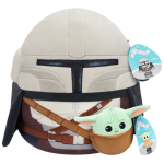 Squishmallows - 12 inch Mandalorian with 3.5 inch Grogu