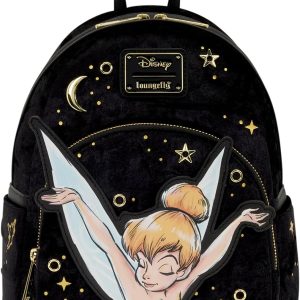 Loungefly Disney Tinker Bell Pixie Dust Velvet Mini Backpack