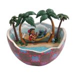 Jim Shore Lilo Stitch C Nut Movie Moment Figurine by Disney Traditions