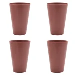 Country Living Set of 4 RPET Cups - 475ml Terracotta