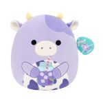 Squishmallows 12" Bubba The Purple Cow Drinking Juice Plush