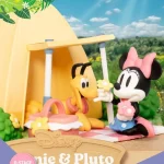 Beast Kingdom Disney D-Stage Campsite Series PVC Diorama Minnie And Pluto