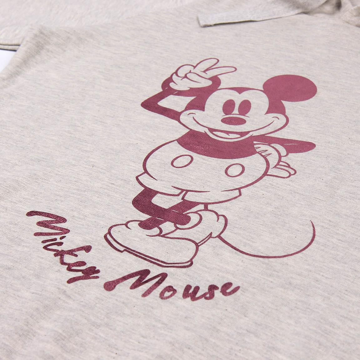 Disney Mickey Mouse Holographic Brushed Cotton Hoodie Disney Mickey Mouse Holographic Brushed Cotton Hoodie