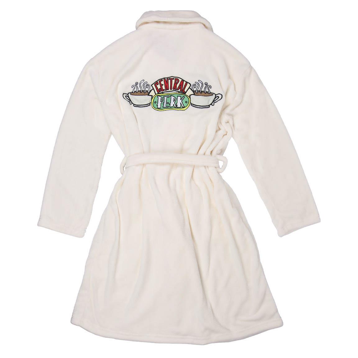 Dressing Gown Embroidery Coral Fleece Friends Adults - 2200006482