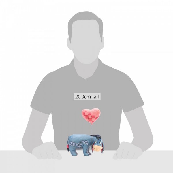 Jim Shore Disney Traditions Eeyore with a Heart Balloon Figurine Jim Shore Disney Traditions Eeyore with a Heart Balloon Figurine