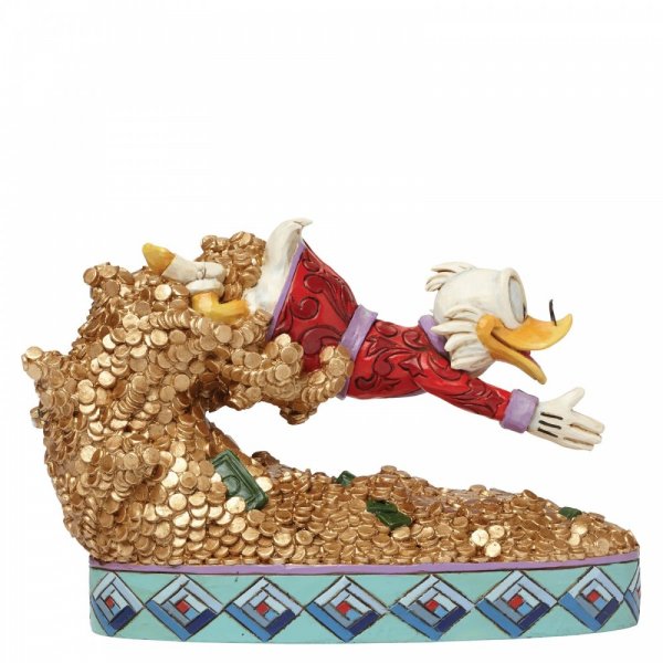 Jim Shore Disney Traditions Treasure Dive (Scrooge McDuck Figurine) Jim Shore Disney Traditions Treasure Dive (Scrooge McDuck Figurine)