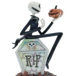 Jim Shore Disney Traditions Jack Skellington on Gravestone