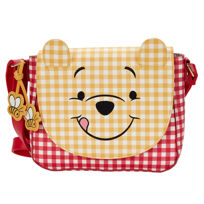 Loungefly Disney: Winnie the Pooh Gingham Crossbody Bag