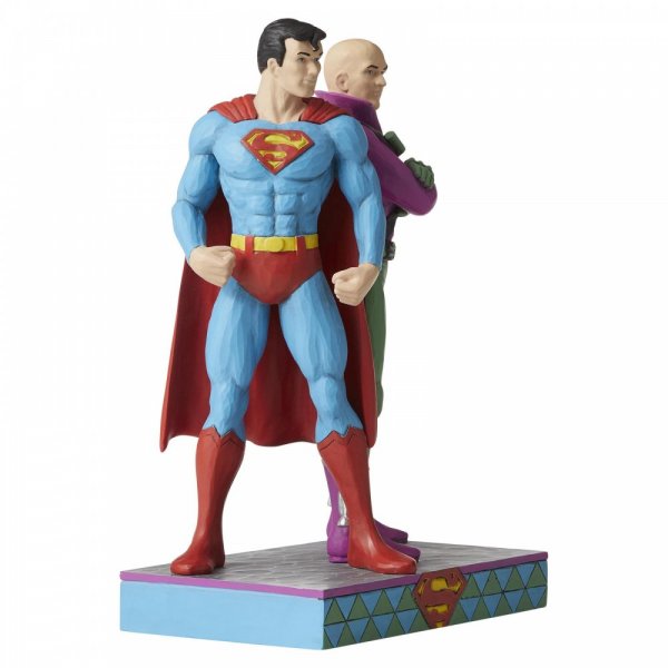 Jim Shore DC Comics Superman and Lex Luthor Figurine Jim Shore DC Comics Superman and Lex Luthor Figurine