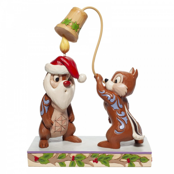 Disney Traditions Christmas Chip 'n Dale Figurine