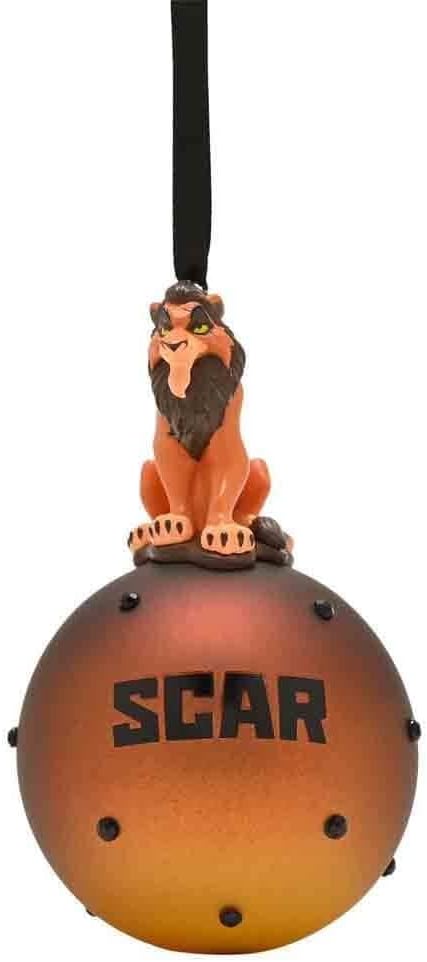 Disney Scar On A Glass Bauble