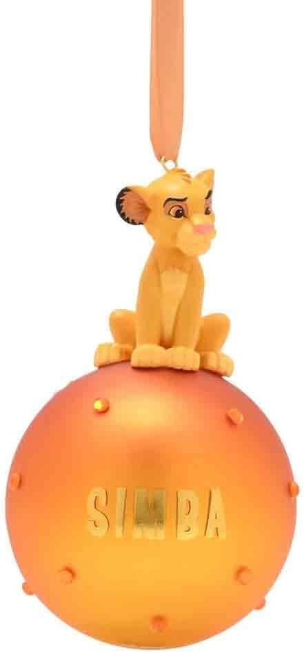 Disney Simba On A Glass Bauble