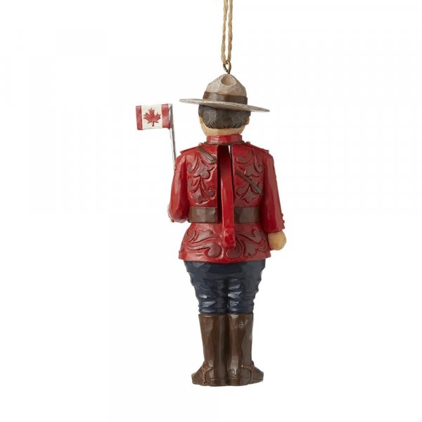 Jim Shore Heartwood Creek Canadian Nutcracker Hanging Ornament