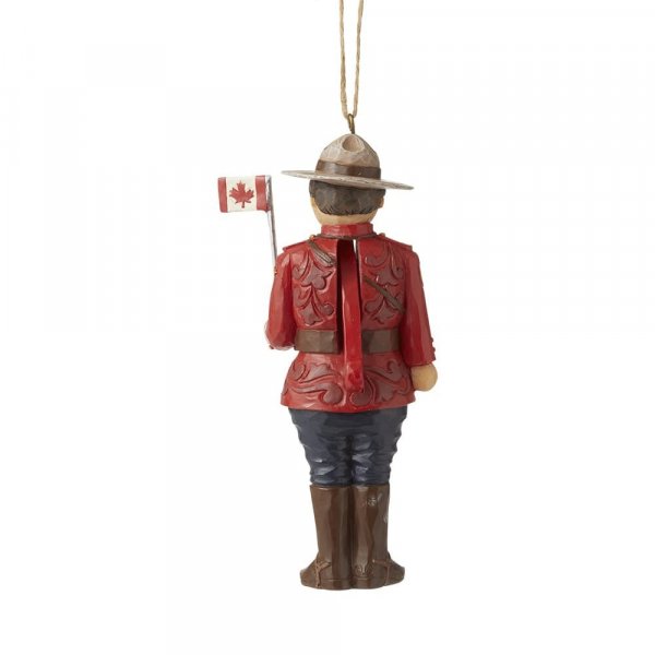Jim Shore Heartwood Creek Canadian Nutcracker Hanging Ornament