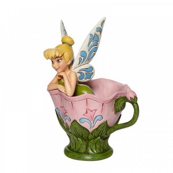 Disney Traditions A Spot of Tink - Tinkerbell Sitting in a Flower Figurine Disney Traditions A Spot of Tink - Tinkerbell Sitting in a Flower Figurine